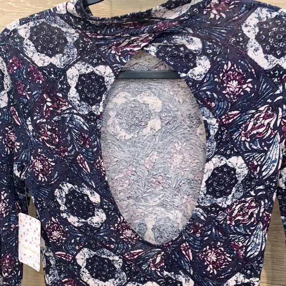 NWT Cotton Linen Annabelle TO Plumb Combo Dress - Picture 5 of 7